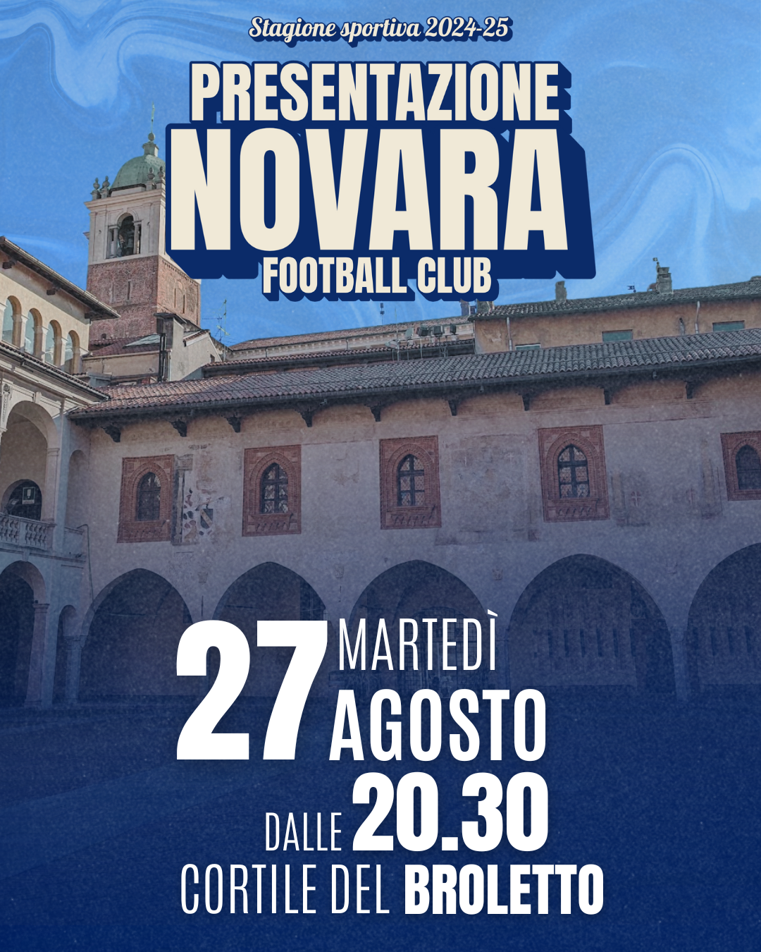 Read more about the article Presentazione Novara FC stagione 2024-25