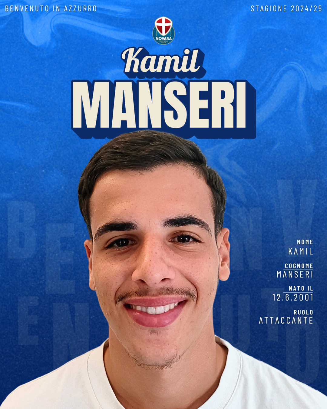 Read more about the article Kamil Manseri è un calciatore del Novara FC