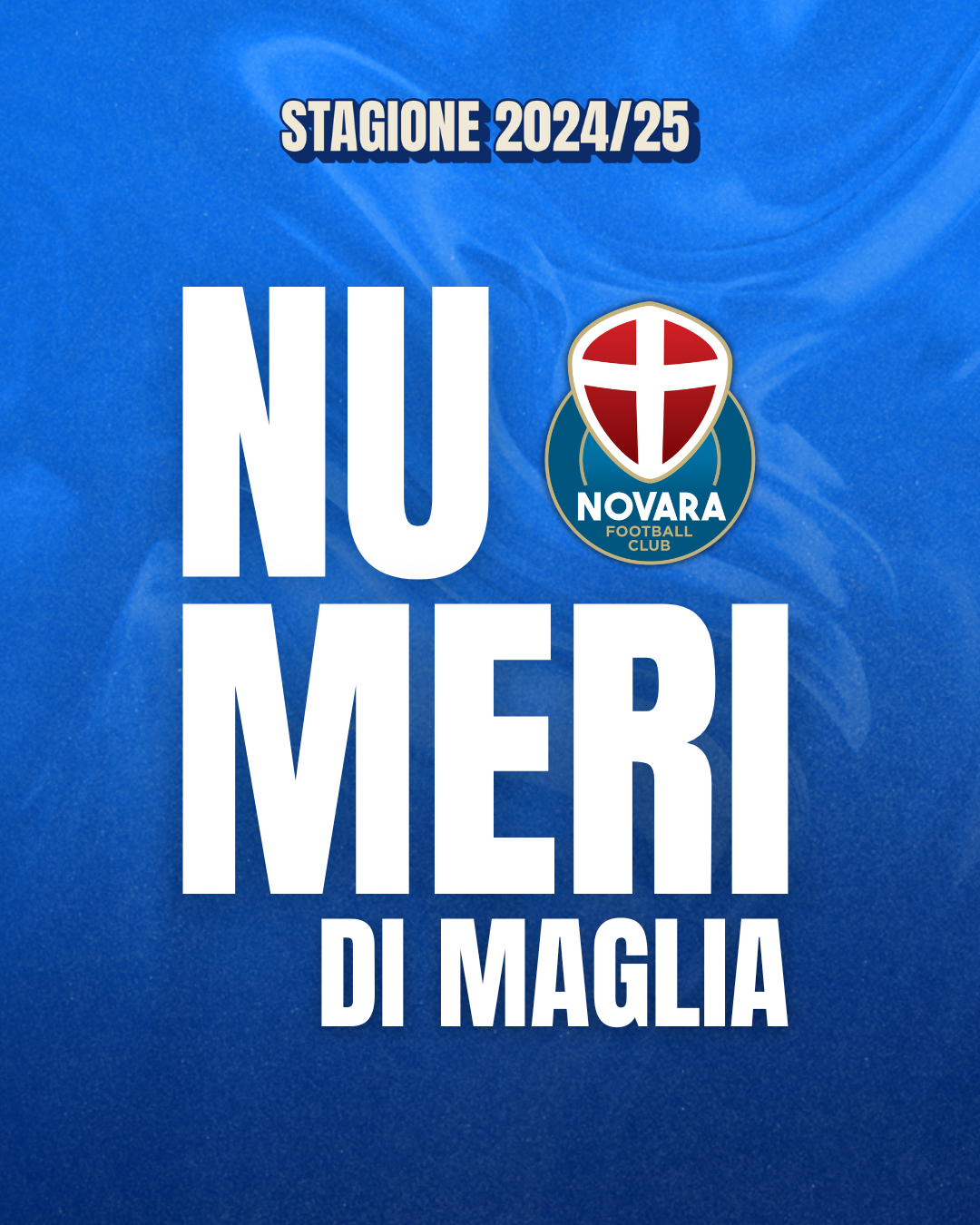 Read more about the article I numeri di maglia degli azzurri per la stagione 2024-25