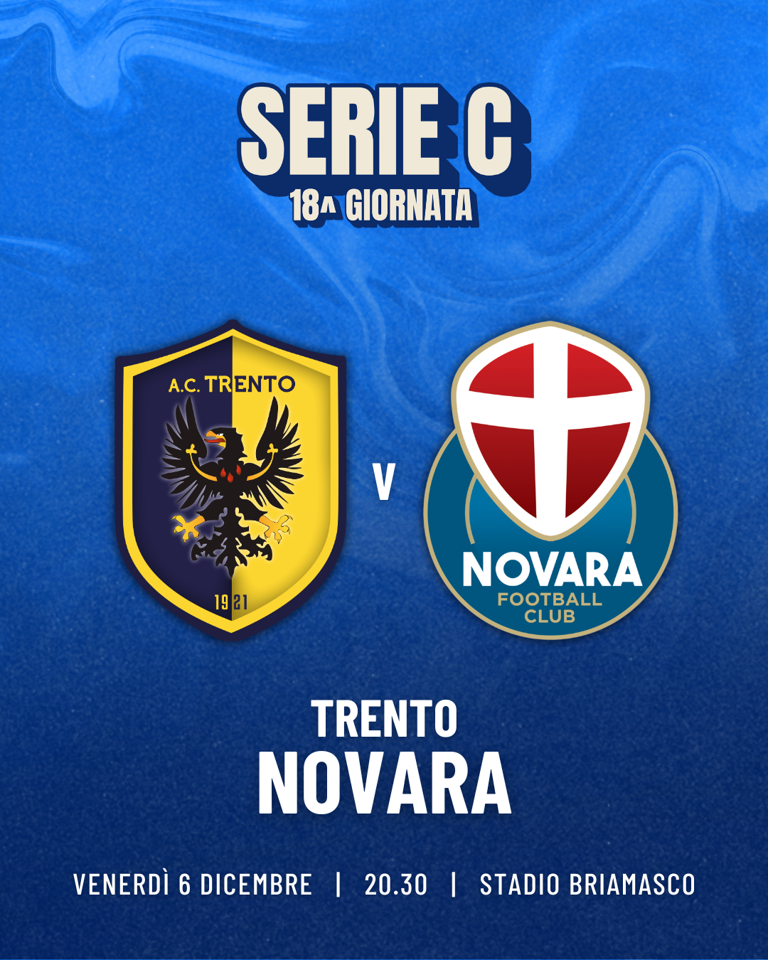 Read more about the article Trento-Novara: info biglietti settore ospiti